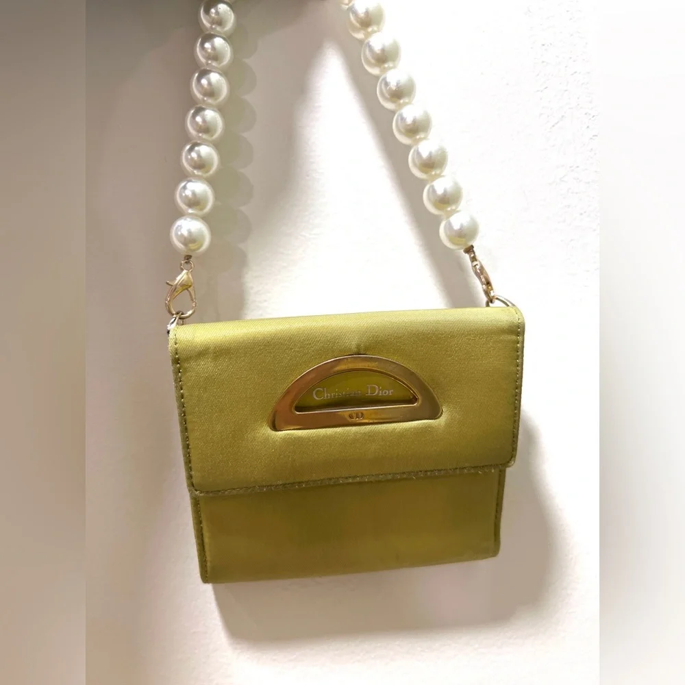 Vintage DIOR wallet.Green.Rare